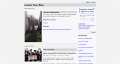 Desktop Screenshot of londontownblog.com